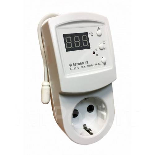 Терморегулятор розеточный с датчиком Terneo RZ, новый, под заказ. Цена ...