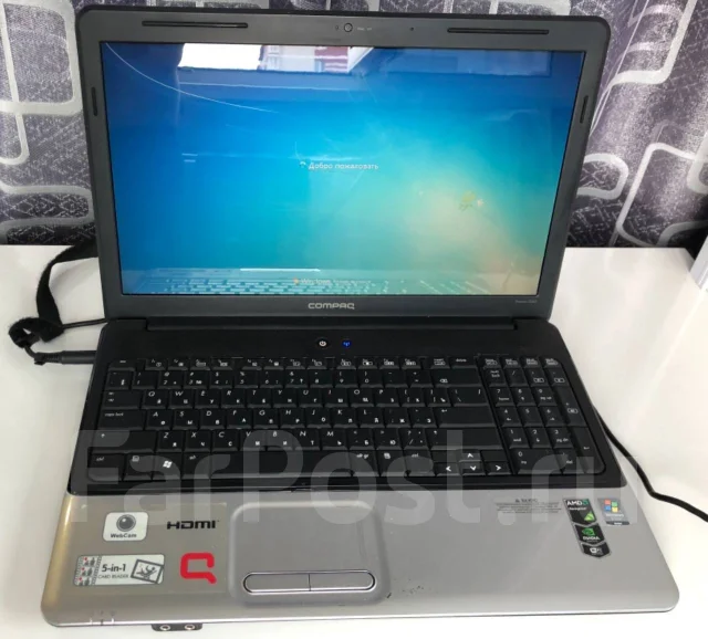 Compaq Presario CQ60. 15.6", 2 200����, ��� 4 ��, ���� 500���, WiFi: 1, Bluetooth: 1, ����������� �� 12��. ����