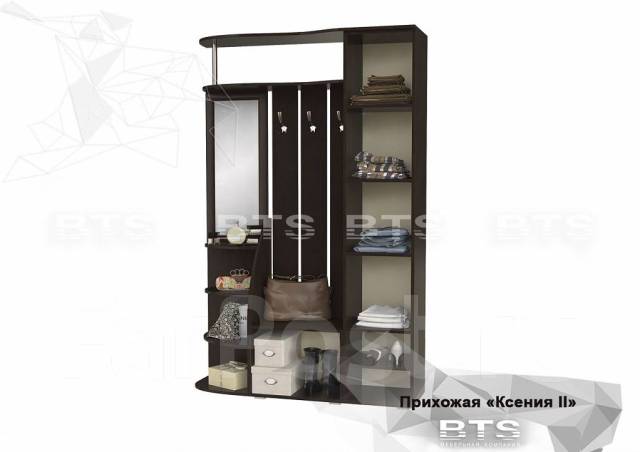 Прихожая Ксения-2 венге/лоредо БТС, новый, в наличии. Цена: 9 200₽ во ...