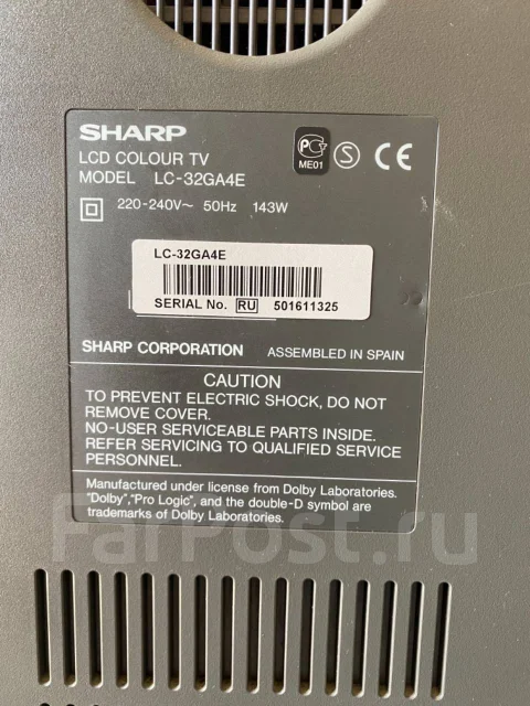 Sharp LC-37GA3E. LCD (��). ��� ����� �� ������ ����