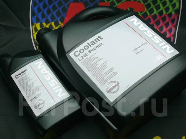 Aнтифриз Nissan Coolant L248 Premix (Зеленый) 1 л, Оригинал, в наличии ...