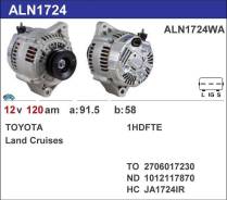 ��������� Toyota 1HD,1HZ 12V 120A KR Krauf ALN1724DD ����