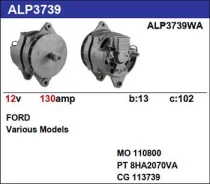 ��������� Volvo Various Models 1995-2003, 12V, 130A Motorherz ALP3739WA ����