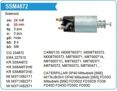 ����������� ���� �������� Mitsubishi,6D14, FD35, 24V KR Krauf SSM6872HE ����