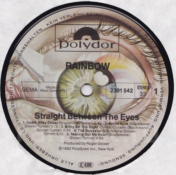 Straight between the eyes rainbow