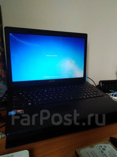 Asus X54H. 15.6", 2,3����, ��� 4 ��, ���� 500���, WiFi: 1, ����������� �� 2��. ����