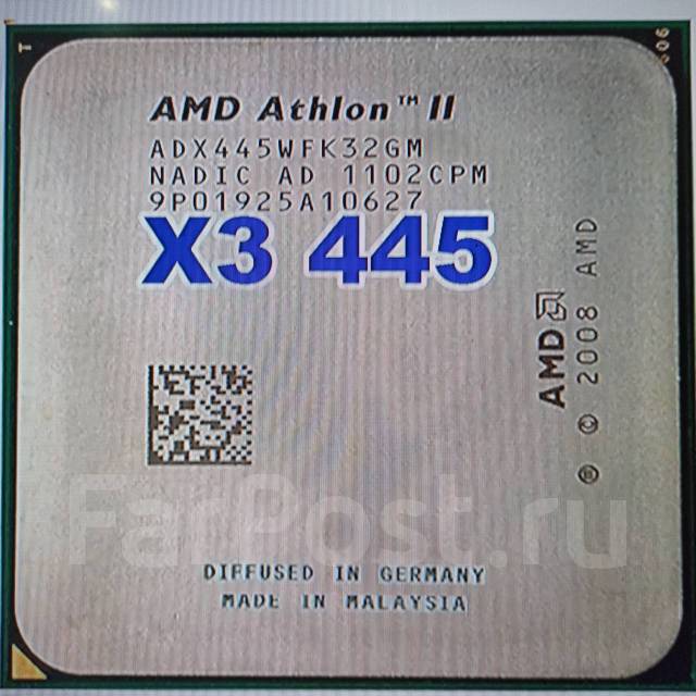 AMD Athlon II X3 445 Socket AM2 AM3