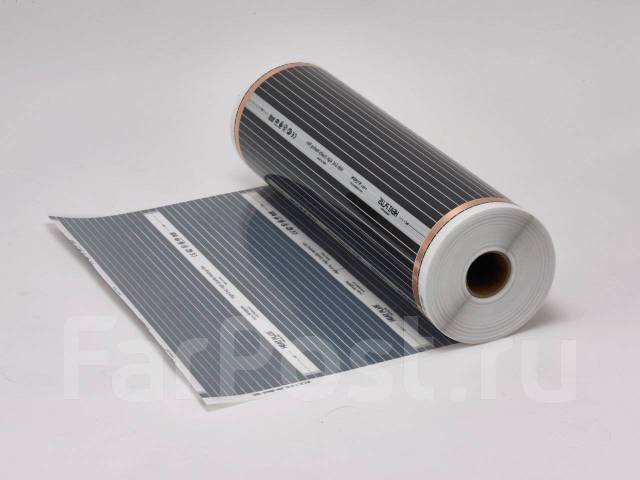 Инфракрасный пленочный теплый пол Heat Plus (Ю. Корея), 100 см. монтаж ...