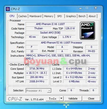 AMD Phenom II X6 1100T ����