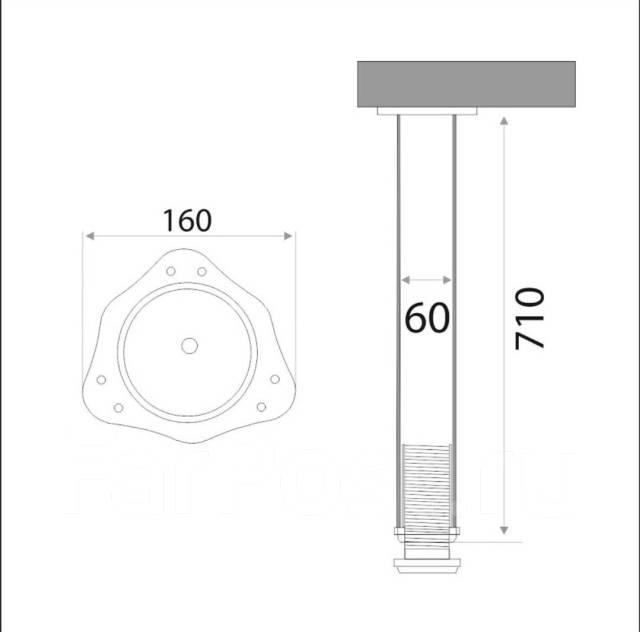 Ножки для стола 60 см высота