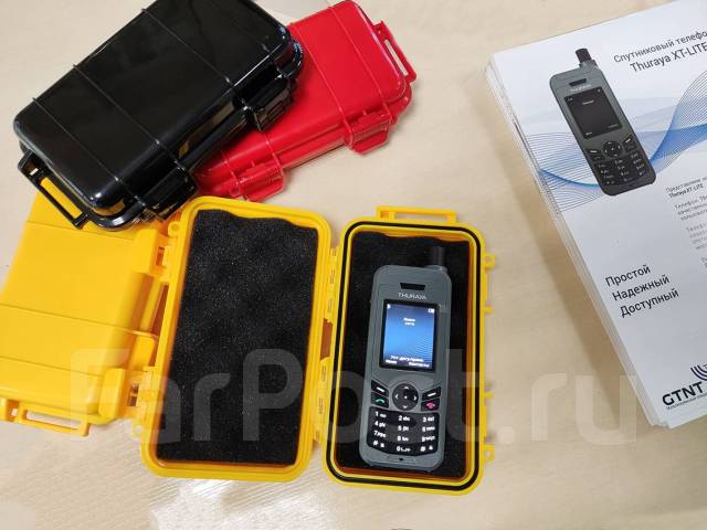 Спутниковый телефон Thuraya XT-Lite KIT. (Кейс + набор) + Сим карта, новый, в наличии. Цена: 77 500₽ во Владивостоке