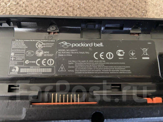 Packard Bell. 15.6", ��� 8 ��, ���� 500���, WiFi: 1, Bluetooth: 1 ����