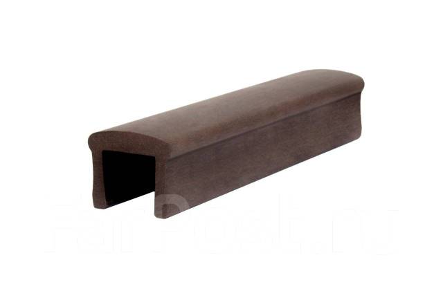 Поручень с текстурой дерева для террасной доски из ДПК коричневые, в ...