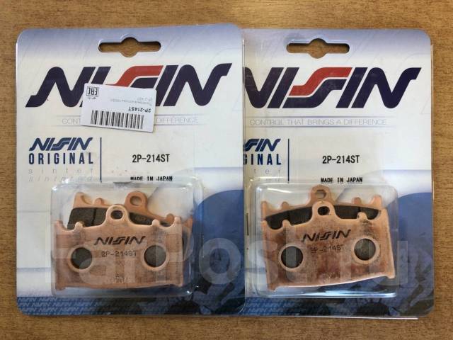 Тормозные колодки Nissin 2P-214ST (715CM44 VD-344 FD107 FA158 FDB574 ...