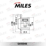 ���� ���������� 30 Skoda Fabia/Octavia, VW Golf, Fiat Brava/Punto GA10046 GA10046 ����