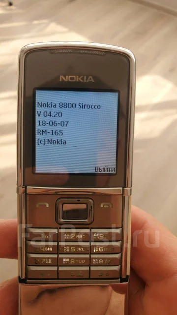 Nokia 8800 Sirocco Edition. �/�, ����������� ����