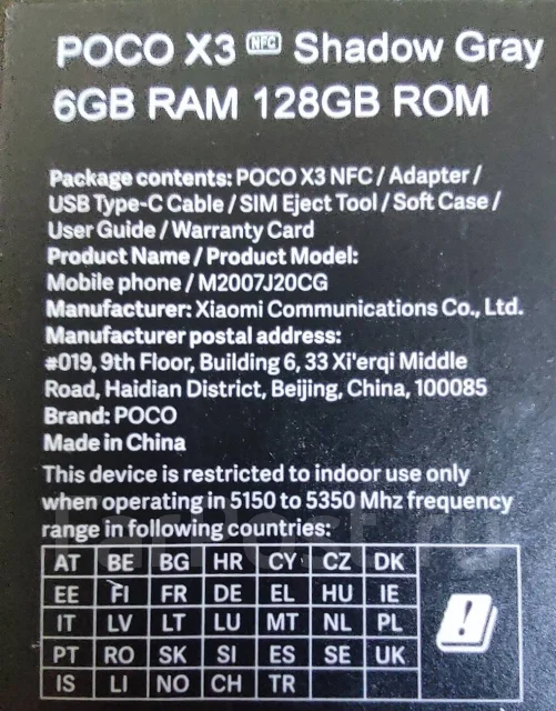 Xiaomi Poco X3 NFC. �/�, �����, 3G, 4G LTE, Dual-SIM, NFC ����
