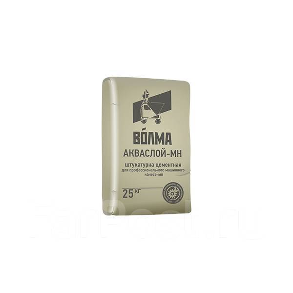 Штукатурка цементная "Волма" Акваслой-Мн, 25кг, в наличии. Цена: 396 ...