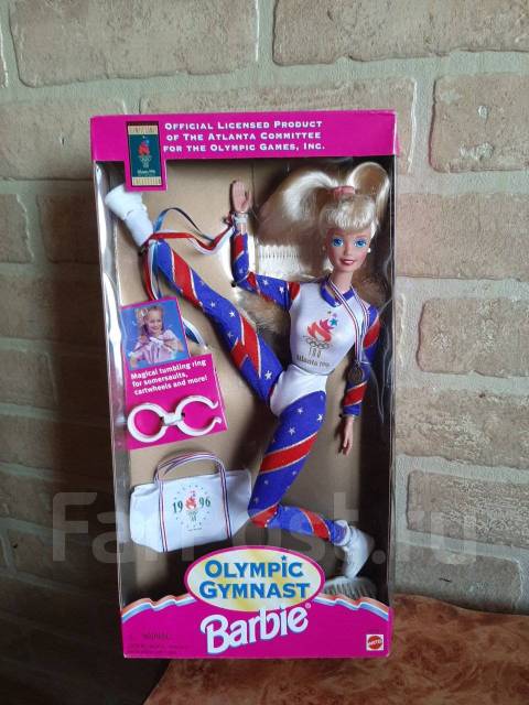 90 1995 Mattel Olympic Gymnast Barbie 3 500