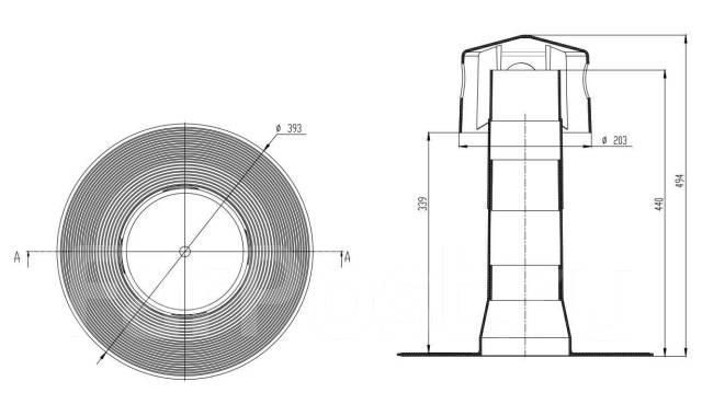 Аэратор (дефлектор) кровельный А110У (8шт/уп), под заказ, пн-чт 9-17 ...