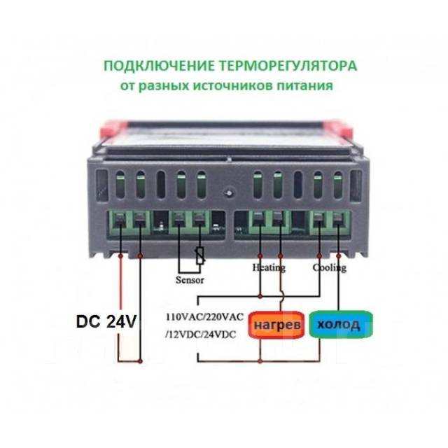 Схема подключения терморегулятора stc 1000