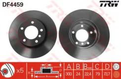 ���� ��������� �������� BMW E90/E91/E92/E93/E81/E82/E88/Z4 (E89) DF4459 ����