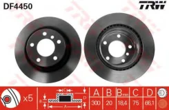 ���� ��������� ������ BMW F20/F21/F30/F31/F34/E90/E91/E92/E87/E81/E82 DF4450 ����