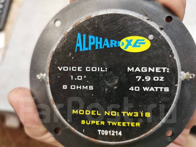 Продам динамики Alphard - Динамики и сабвуферы во Владивостоке