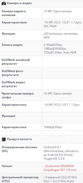 OnePlus 3T. �/�, 4G LTE ����