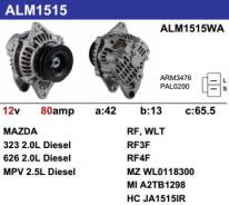 ��������� Mazda WL-T 12V Bongo Friendee, MPV I 2.5 TD 1995-1999 Krauf ALM1515BS ����