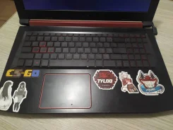 Acer Nitro 5. 15.6", 2,3����, ��� 6 ��, ���� 1 000���, WiFi, Bluetooth, ����������� �� 4��. ����