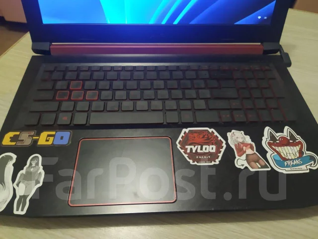 Acer Nitro 5. 15.6", 2,3����, ��� 6 ��, ���� 1 000���, WiFi: 1, Bluetooth: 1, ����������� �� 4��. ����