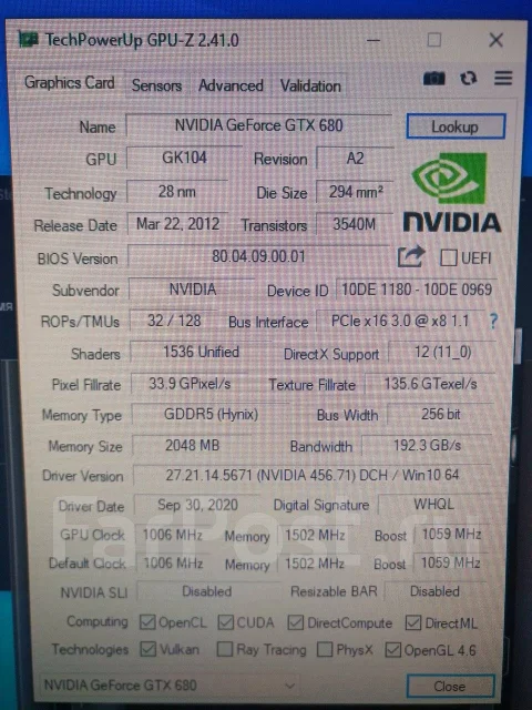 GeForce GTX 680 ����