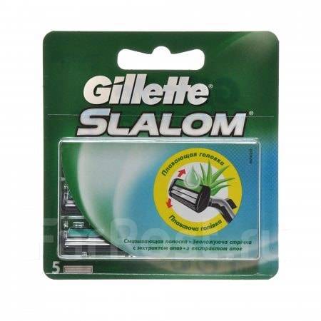 Сменные кассеты Gillette Slalom - Косметика в Уссурийске