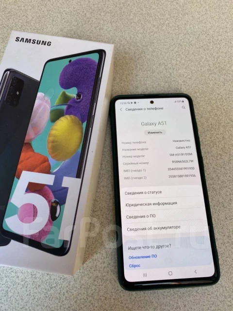 Samsung Galaxy A51. �/�, �����, 4G LTE, Dual-SIM, NFC ����