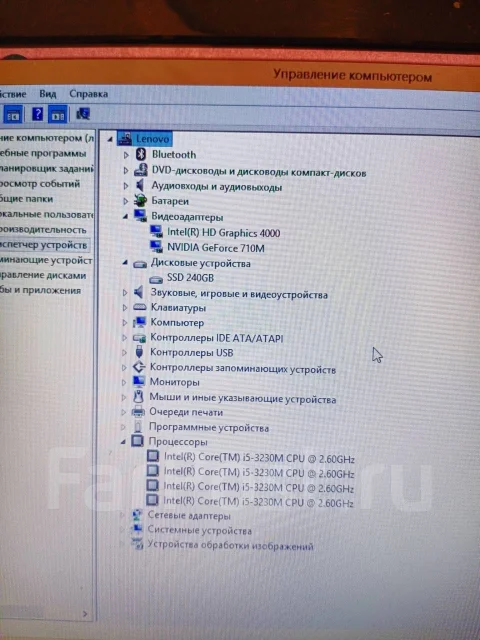 Lenovo G580. 15.6", 2,6����, ��� 8 ��, ���� 240���, WiFi: 1, Bluetooth: 1, ����������� �� 4��. ����