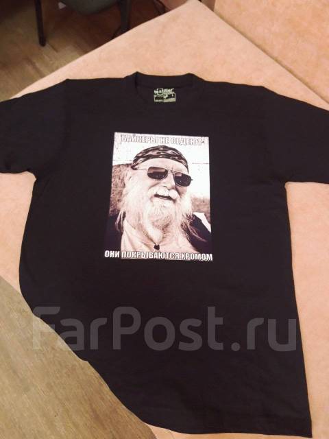 Печать на черных футболках - Подарки и сувениры в Хабаровске