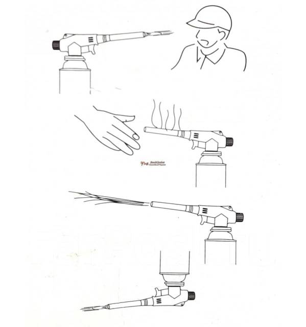 Схема газовой горелки от баллончика