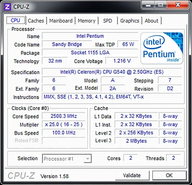 Intel Celeron G540 ����