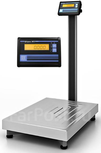 Весы платформенные Штрих-МП 600-100.200 600 кг 60*80 см, новый, в ...