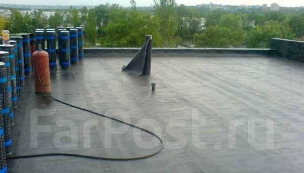 Монтаж мягкой кровли гаражей. Ремонт крыш. Гидроизоляция. Мембрана в ...