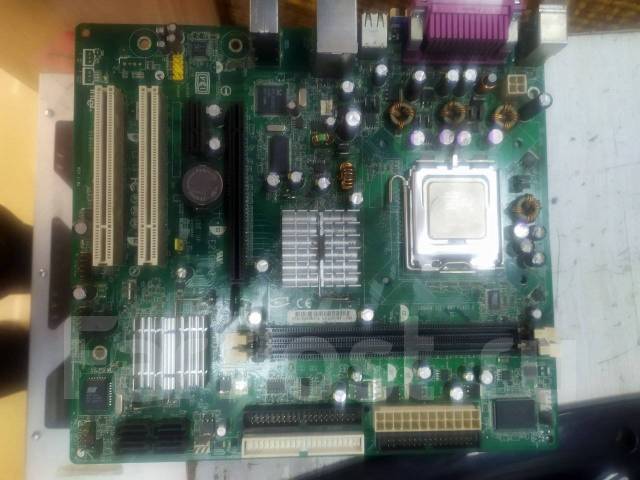 Материнская плата Socket LGA 775 Intel I915P PCI-E,2*DDR1+Процессор, б ...