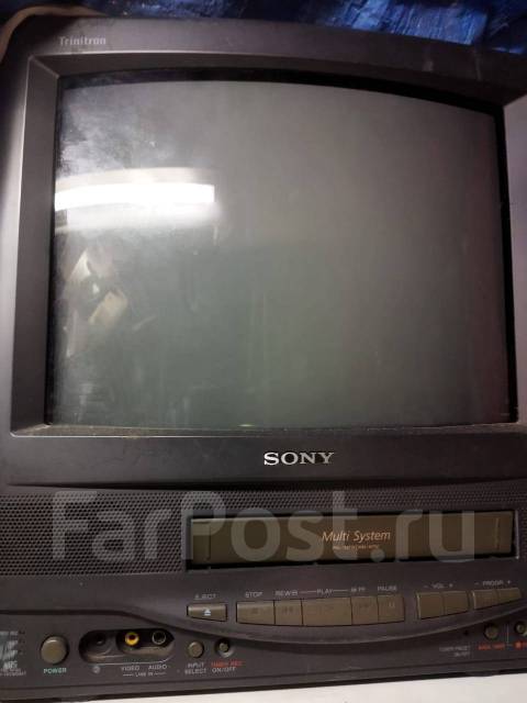 Телевизор Sony 14" видеодвойка, CRT (ЭЛТ), б/у, в наличии. Цена: 2 400 ...