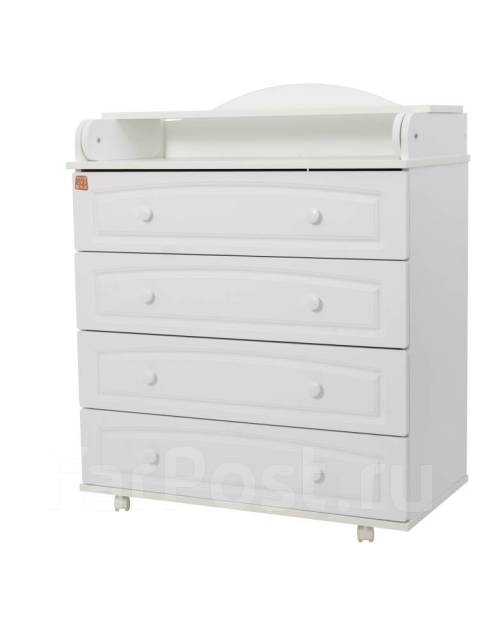 Комод пеленальный Топотушки Ричард 800/4 (белый) - Мебель во Владивостоке