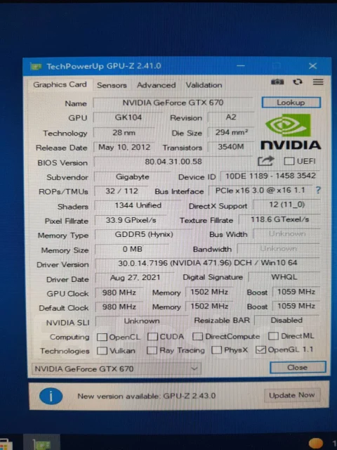 GeForce GTX 670 ����