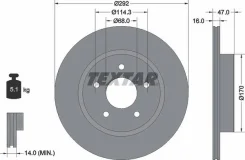 ���� ��������� ������ Nissan X-Trail (T32) 2013-/ Renault Koleos 2016- 92278103 ����