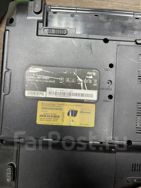 Samsung R60 Plus. 15.4", ��� 1024 ��, WiFi: 1, Bluetooth: 1 ����