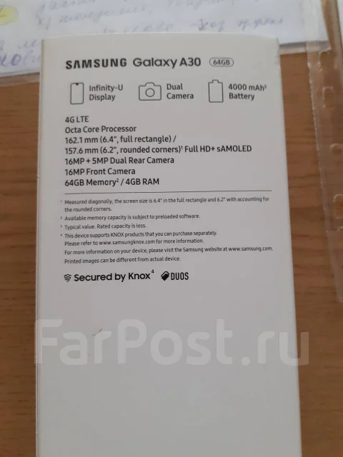 Samsung Galaxy A30. �����, ������, 4G LTE ����