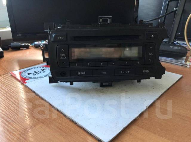 Магнитола Toyota Vitz 135 №8151, 2 DIN — 178x100 мм, б/у, в наличии ...