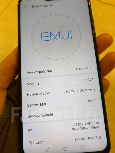 Honor 8X. �/�, �����, 3G, 4G LTE, ����������, NFC ����